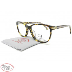 Carolina Herrera VHE774l col.0741 50 Acetato Mesclado Marrom / Amarelo