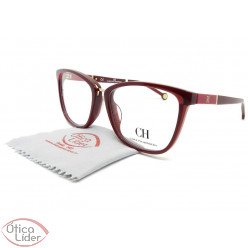 Carolina Herrera VHE814 col.0ar3 54 Acetato Bordô c/ Rosa e Dourado