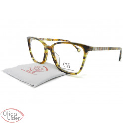 Carolina Herrera VHE838 col.0777 53 Acetato Mesclado Marrom / Âmbar