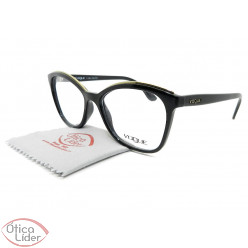 Vogue VO5160l w44 54 Acetato Preto / Metal Dourado