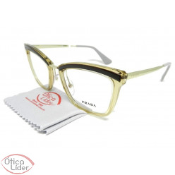 Prada VPR15u kof 1o1 50 Acetato Marrom / Metal Dourado