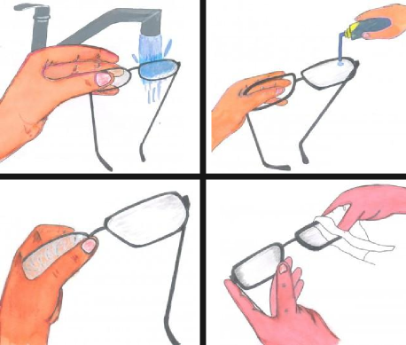 Você sabe qual a maneira correta de limpar seus óculos?