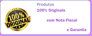 Produtos 100% originais, com nota fiscal e garantia